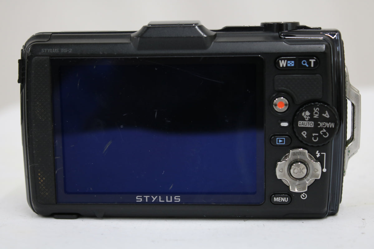 オリンパス Olympus Tough TG-2 4x ブラック バッテリー付き コンパクトデジタルカメラ 4
