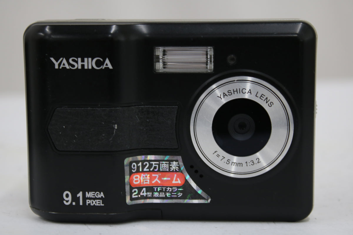 【便利な単三電池で使用可】ヤシカ Yashica EZ F924 ブラック コンパクトデジタルカメラ 2