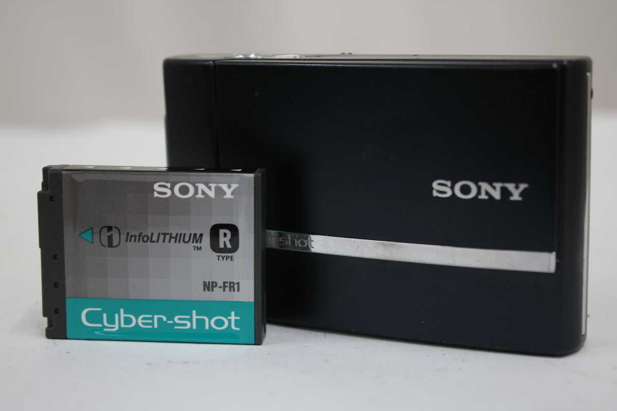 ソニー Sony Cyber-shot Super SteadyShot DSC-T50 3x ブラック バッテリー付き コンパクトデジタルカメラ 1