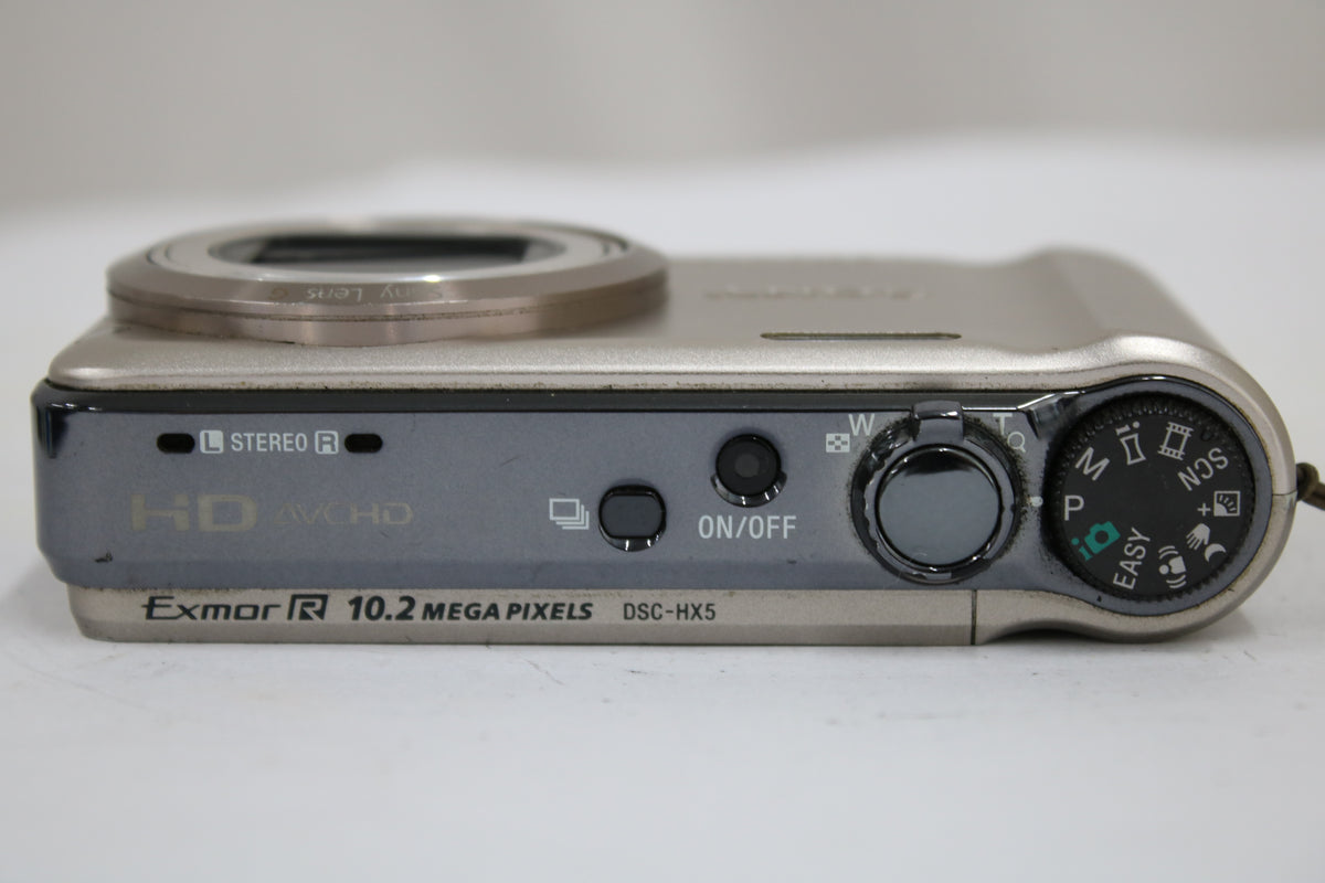 ソニー Sony Cyber-shot DSC-HX5 10x ゴールド バッテリー付き コンパクトデジタルカメラ 6