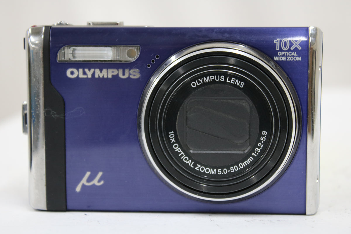 オリンパス Olympus μ mju 9000 10x ブルー バッテリー付き コンパクトデジタルカメラ 2