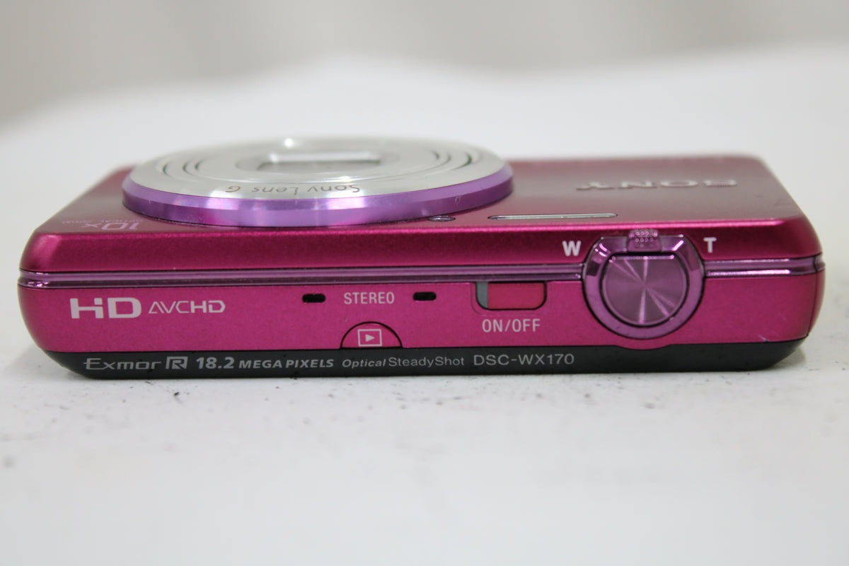 ソニー Sony Cyber-shot DSC-WX170 10x ピンク バッテリー付き コンパクトデジタルカメラ 6
