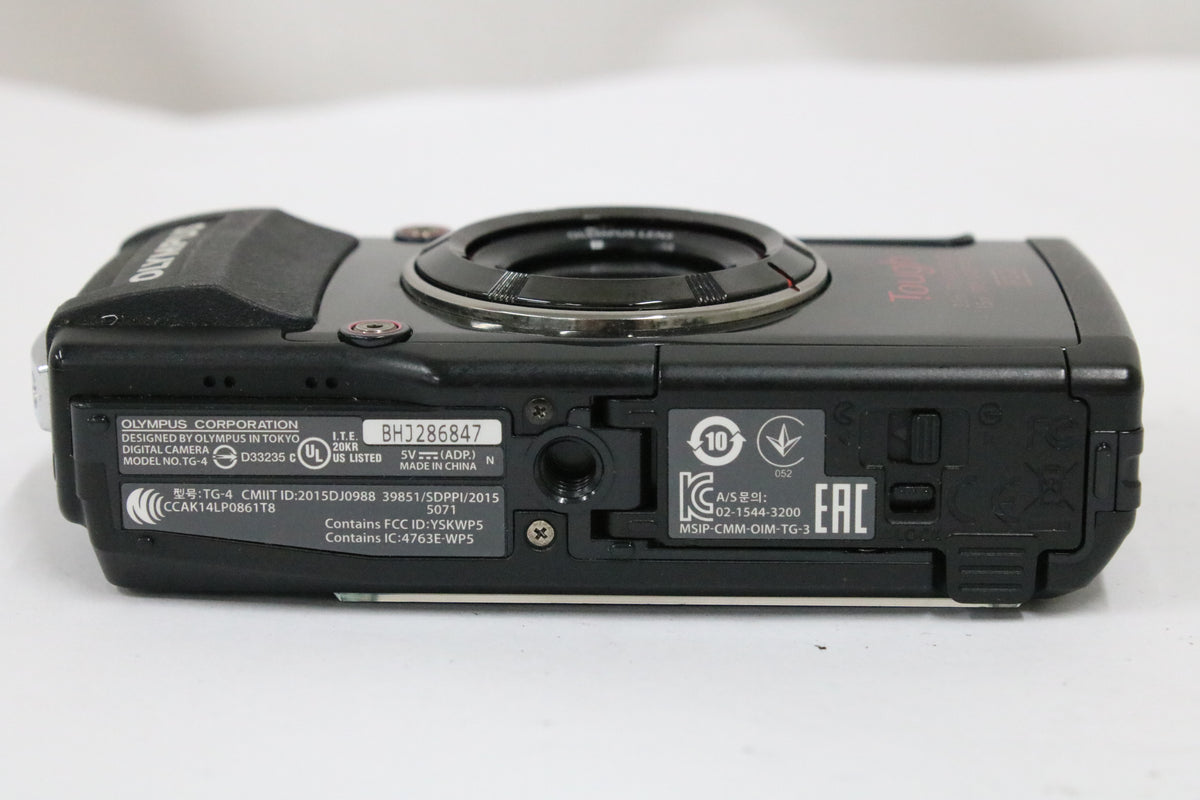 オリンパス Olympus Tough TG-4 4x WIDE ブラック バッテリー付き コンパクトデジタルカメラ 7