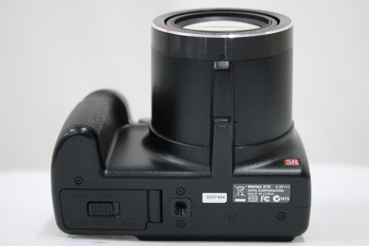 ペンタックス Pentax X70 24x ブラック バッテリー付き コンパクトデジタルカメラ 7