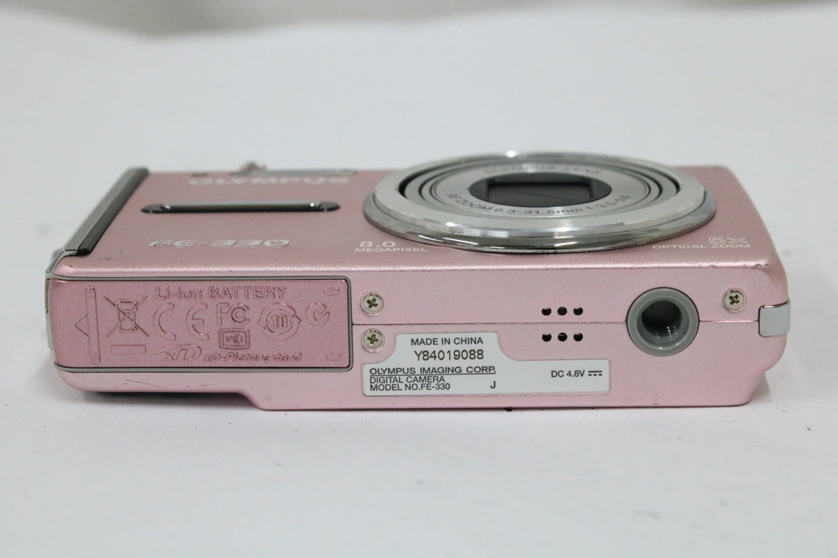 オリンパス Olympus FE-330 ピンク バッテリー付き コンパクトデジタルカメラ 7