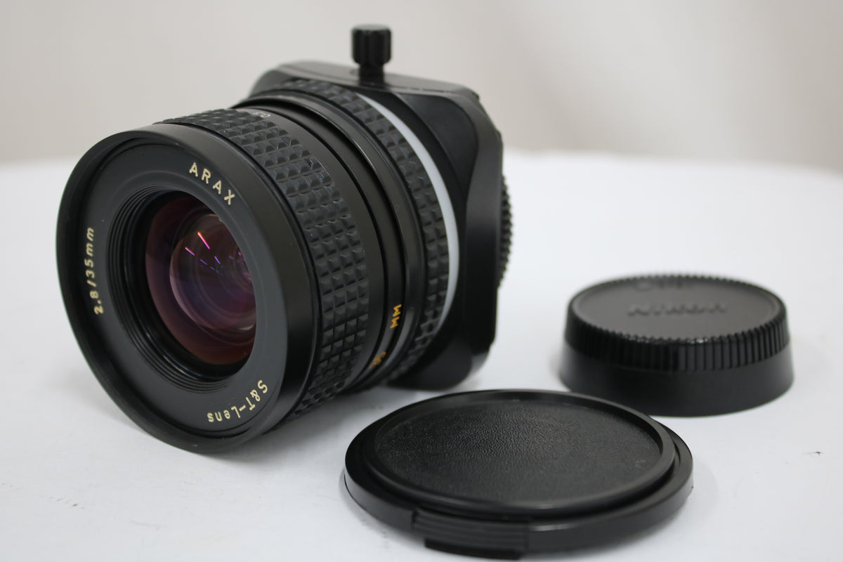 【希少】 ARAX S&T-Lens 35mm F2.8 ニコンFマウント ウクライナ製レンズ 1