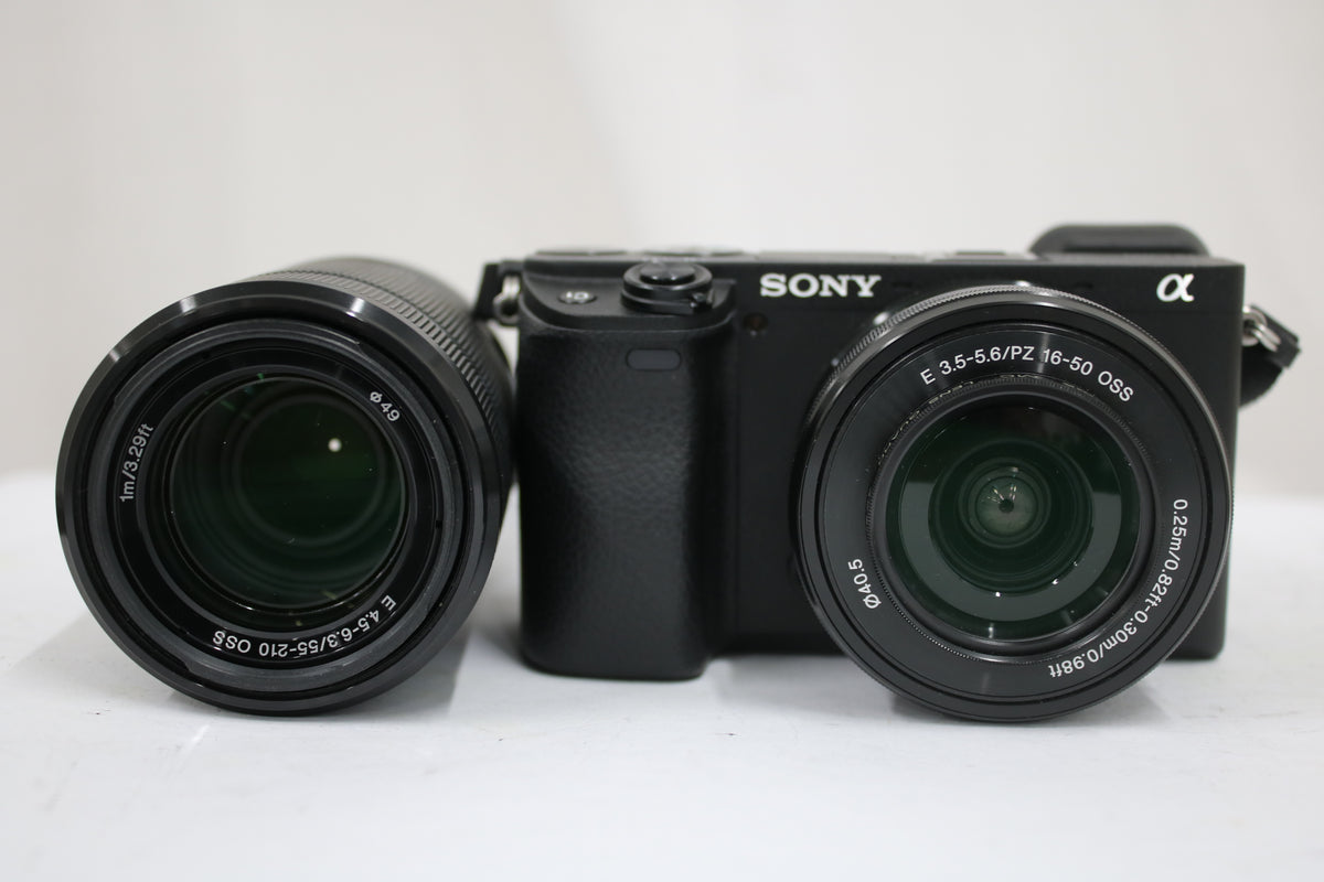 【元箱付き】 ソニー Sony α6400 + 16-50mm F3.5-5.6 + 55-210mm F4.5-6.3 ミラーレス一眼 2