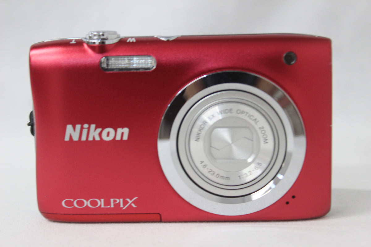 ニコン Nikon COOLPIX A100 5x レッド バッテリー付き コンパクトデジタルカメラ 2