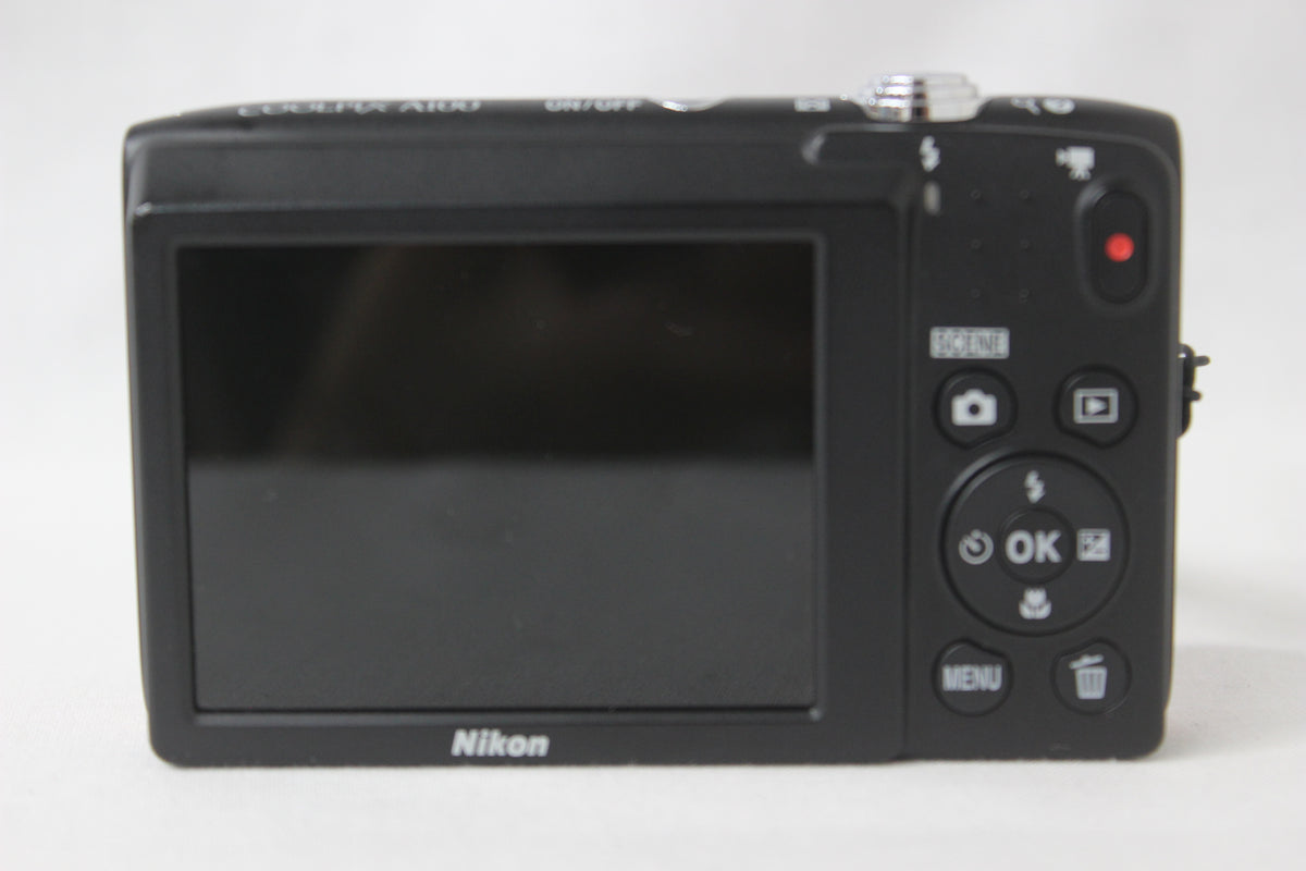 ニコン Nikon COOLPIX A100 5x レッド バッテリー付き コンパクトデジタルカメラ 4