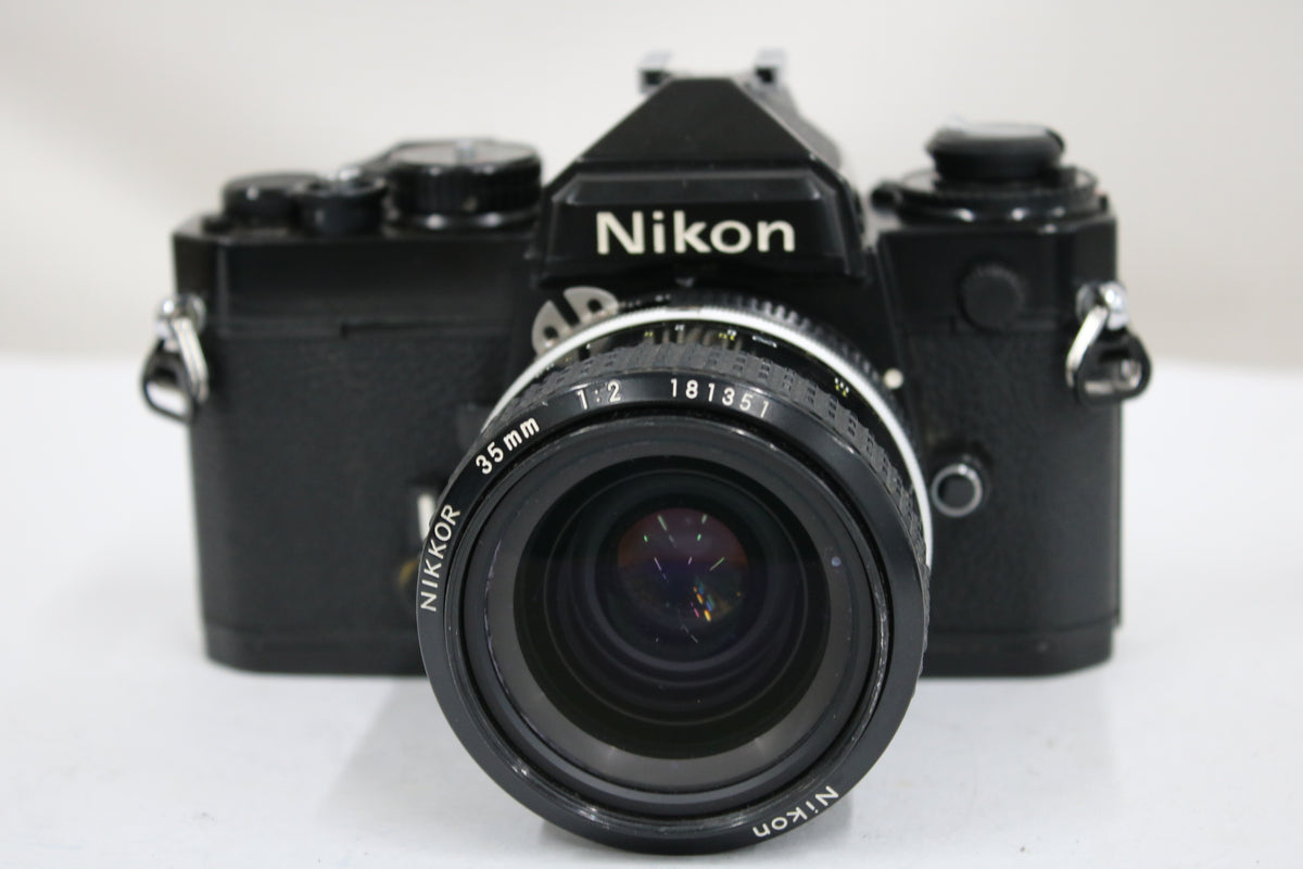 ニコン Nikon FE NIKKOR Ai 35mm F2 ボディレンズセット 2