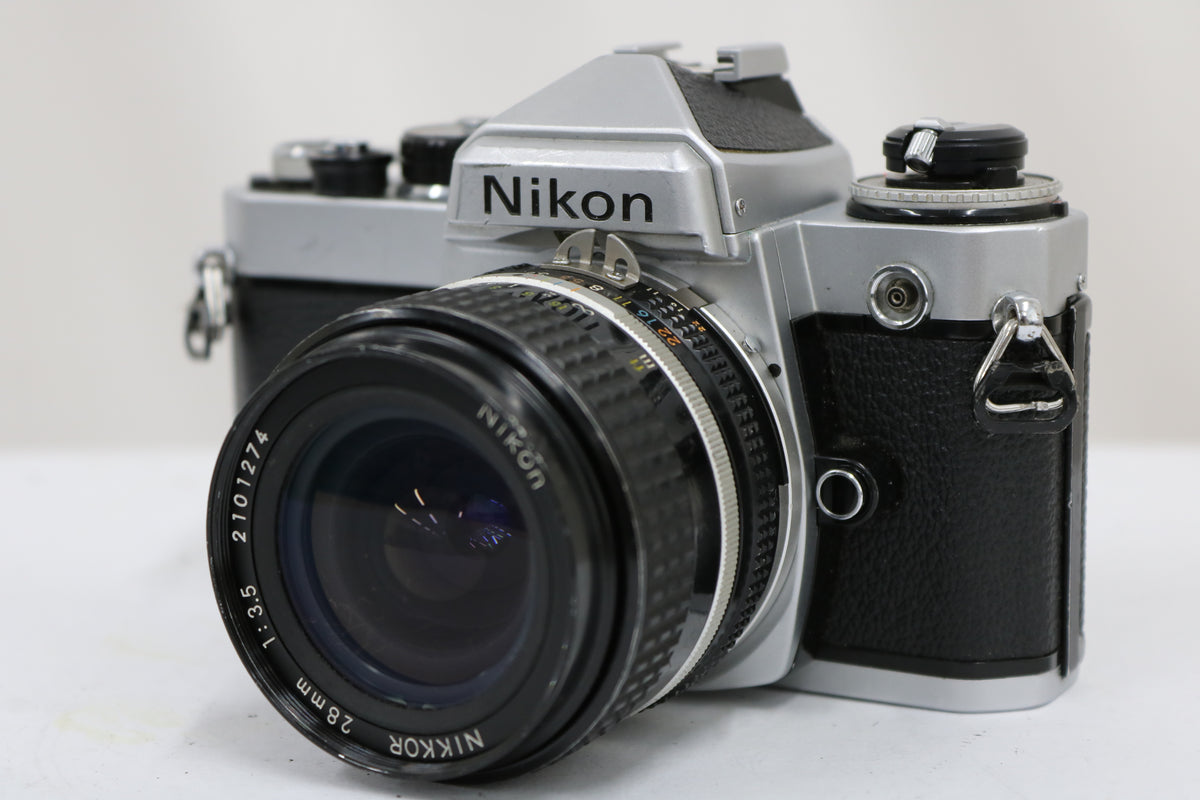 ニコン Nikon FE NIKKOR Ai-s  28mm F3.5 ボディレンズセット 1