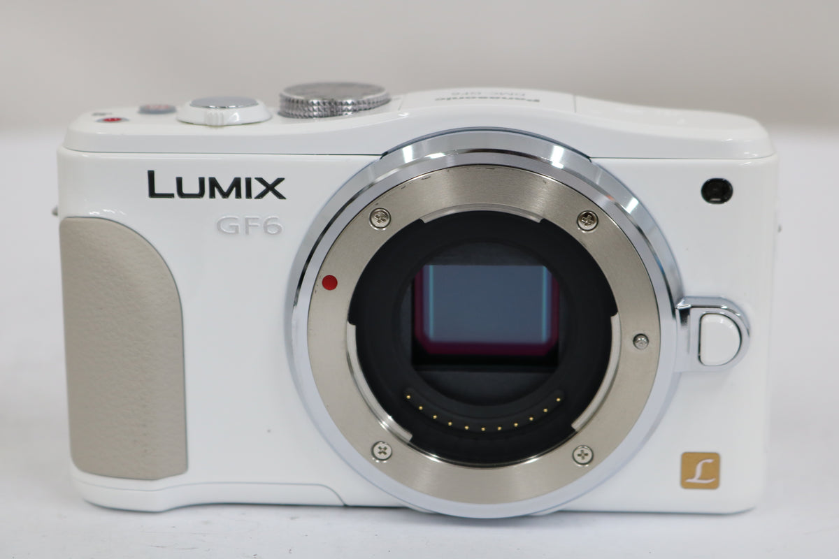 【シャッター45回】パナソニック Panasonic Lumix GF6 ホワイト ミラーレス一眼 2