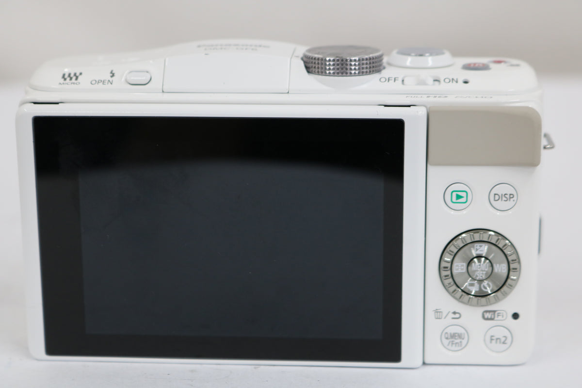 【シャッター45回】パナソニック Panasonic Lumix GF6 ホワイト ミラーレス一眼 4