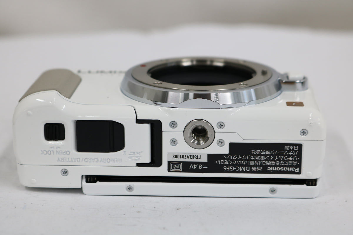 【シャッター45回】パナソニック Panasonic Lumix GF6 ホワイト ミラーレス一眼 7