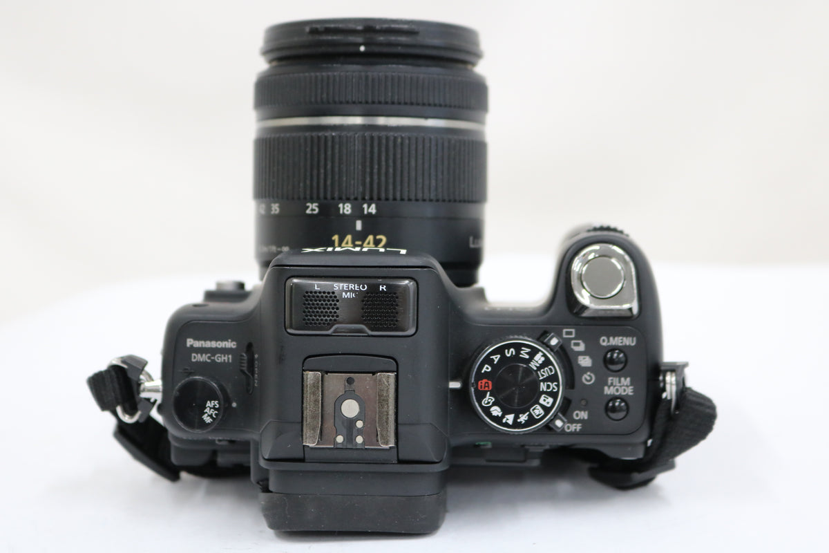 パナソニック Panasonic Lumix DMC-GH1 ブラック G VARIO 14-42mm F3.5-5.6 ASPH ミラーレス一眼 6