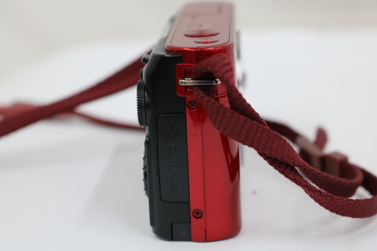 【シャッター1983回】ニコン Nikon 1 J1 レッド ミラーレス一眼 5