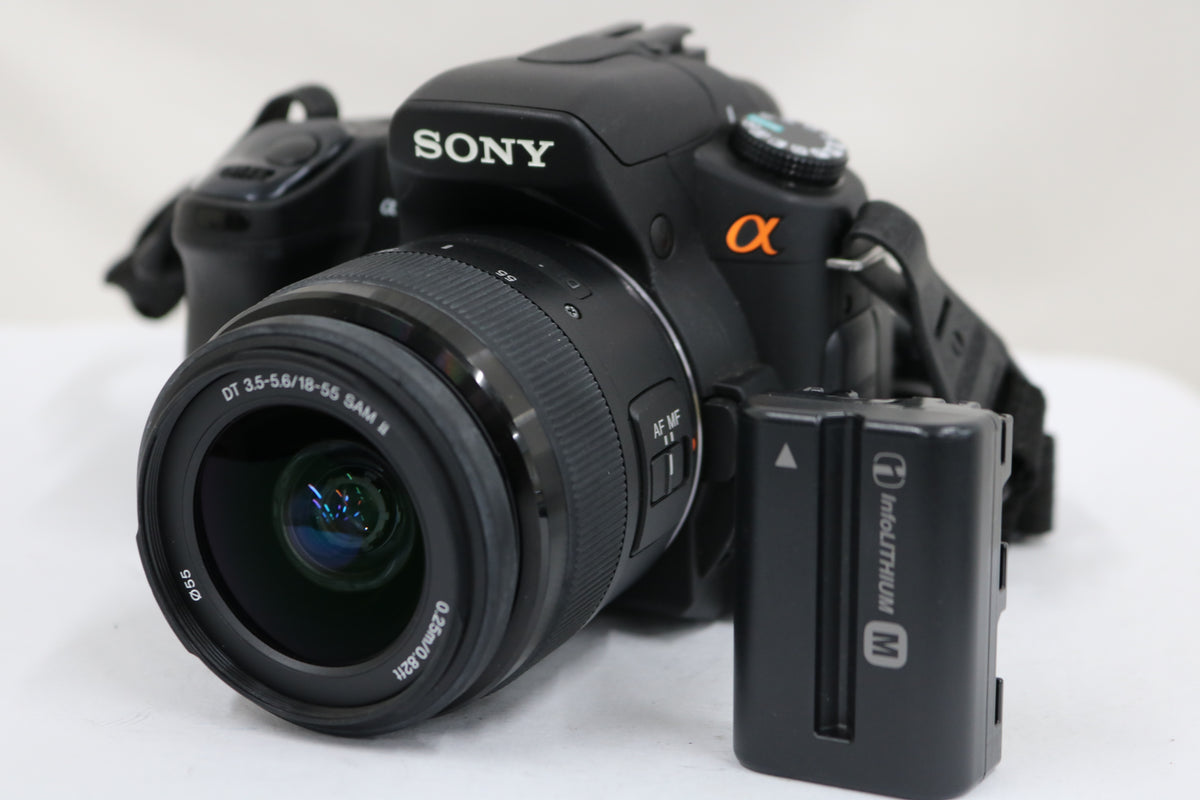 ソニー Sony α350 DT 18-55mm F3.5-5.6 SAM II デジタル一眼 1