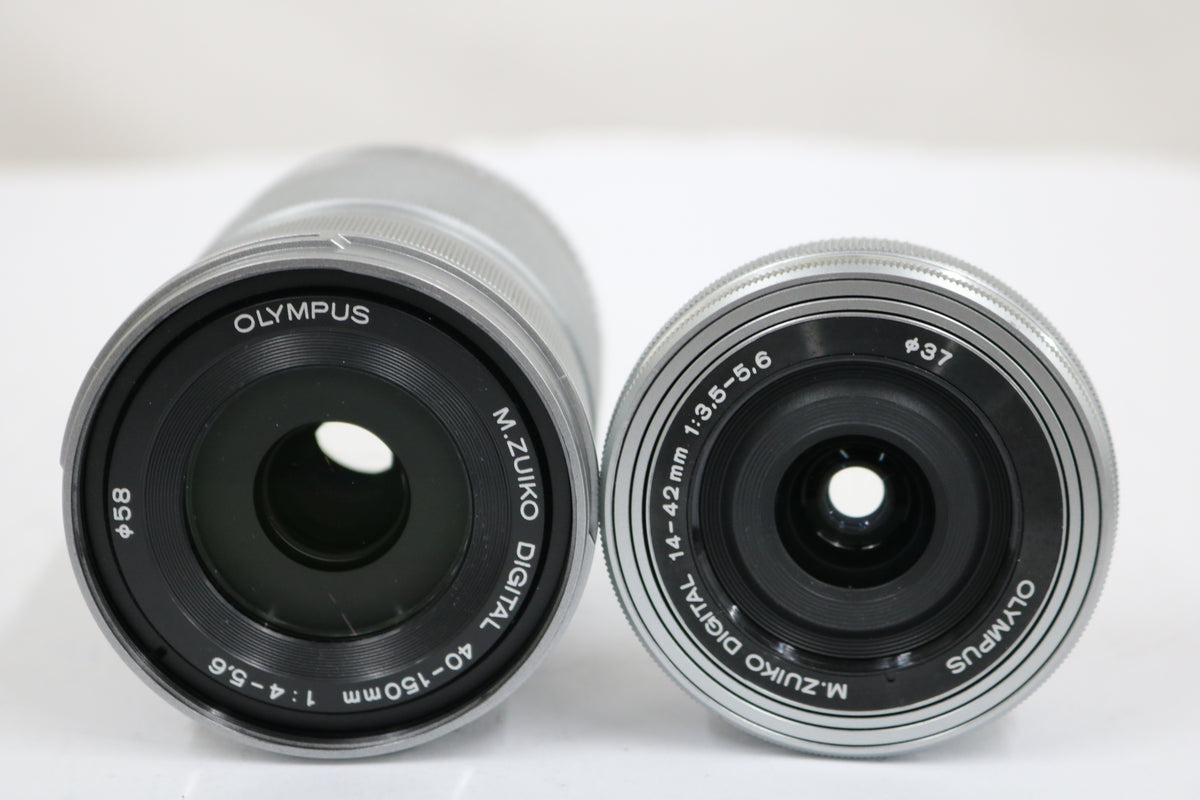 【2点まとめ】オリンパス Olympus M.ZUIKO DIGITAL 14-42mm 40-150mm レンズ 2