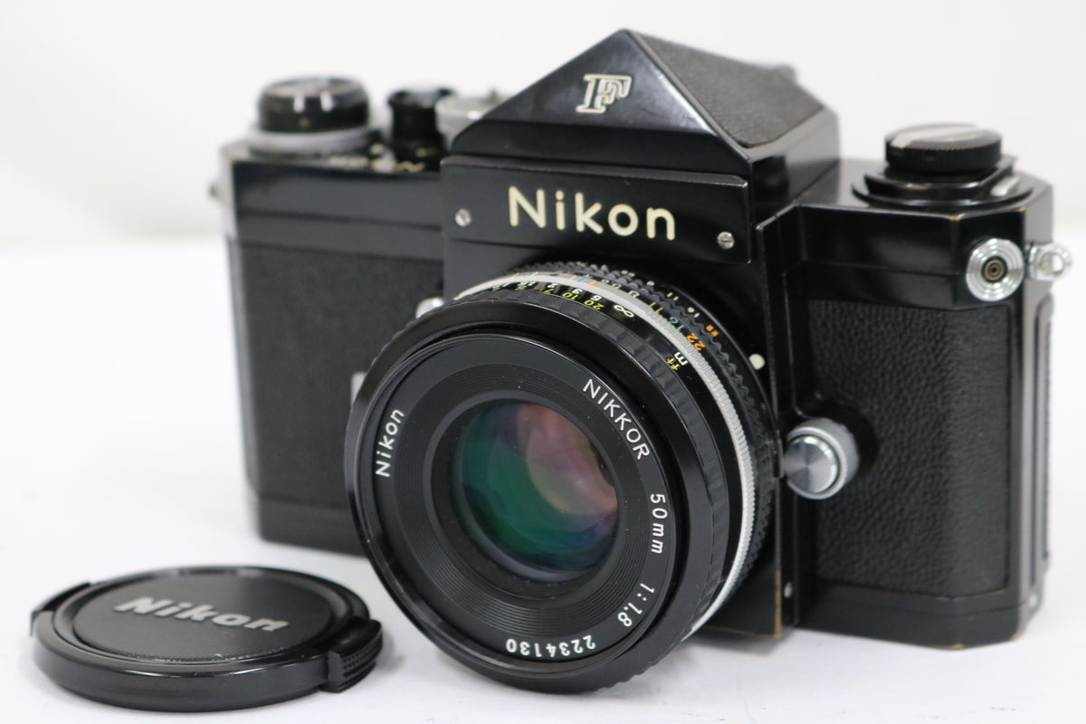ニコン Nikon F アイレベル ブラック + 50mm F1.8 パンケーキ 1