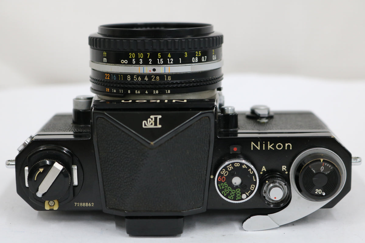 ニコン Nikon F アイレベル ブラック + 50mm F1.8 パンケーキ 6