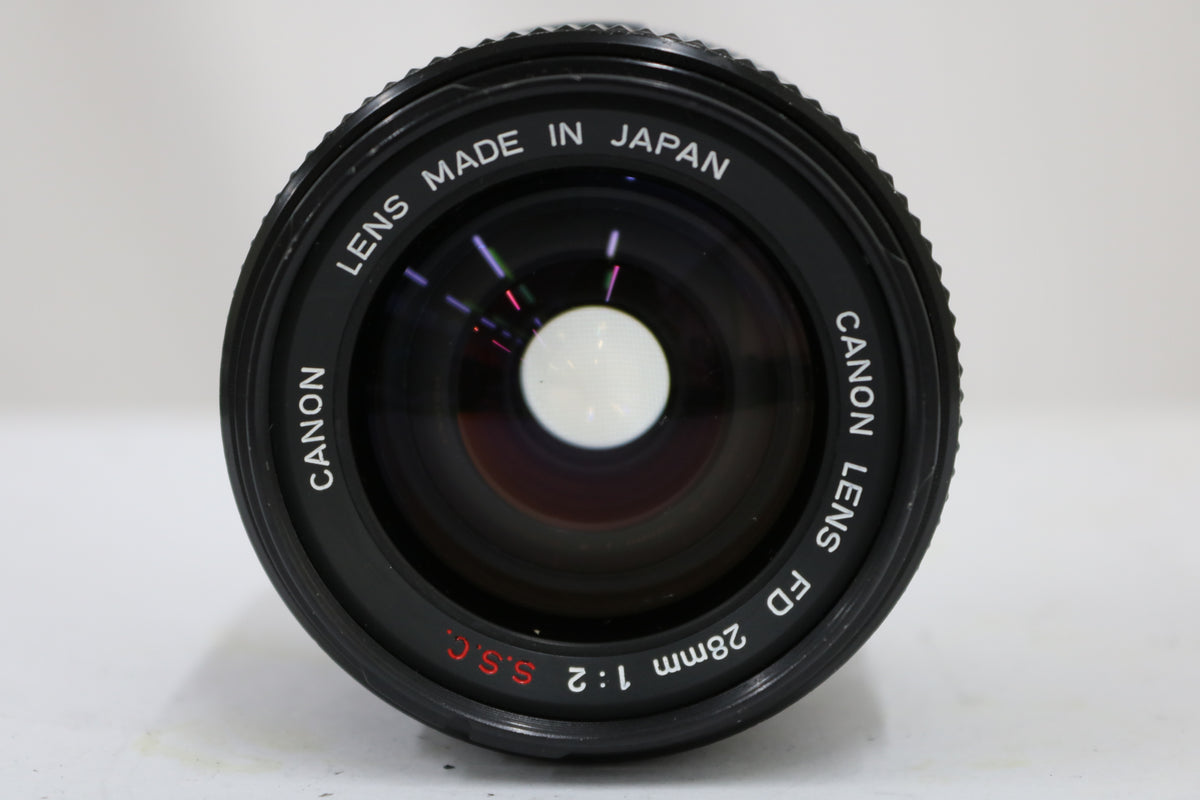 キャノン Canon FD 28mm F2 S.S.C レンズ 2