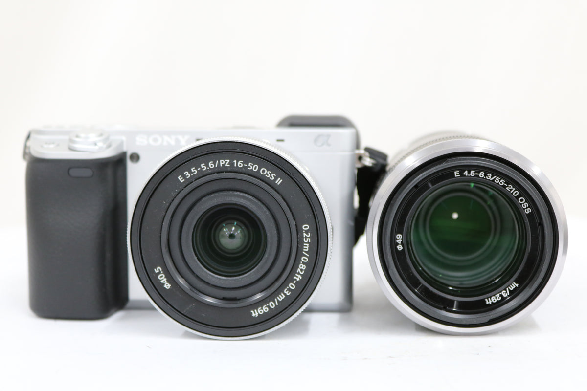【シャッター2947回】ソニー Sony α6400 E PZ 16-50mm F3.5-5.6 OSS II 55-210mm F4.5-6.3 OSS ミラーレス一眼 2