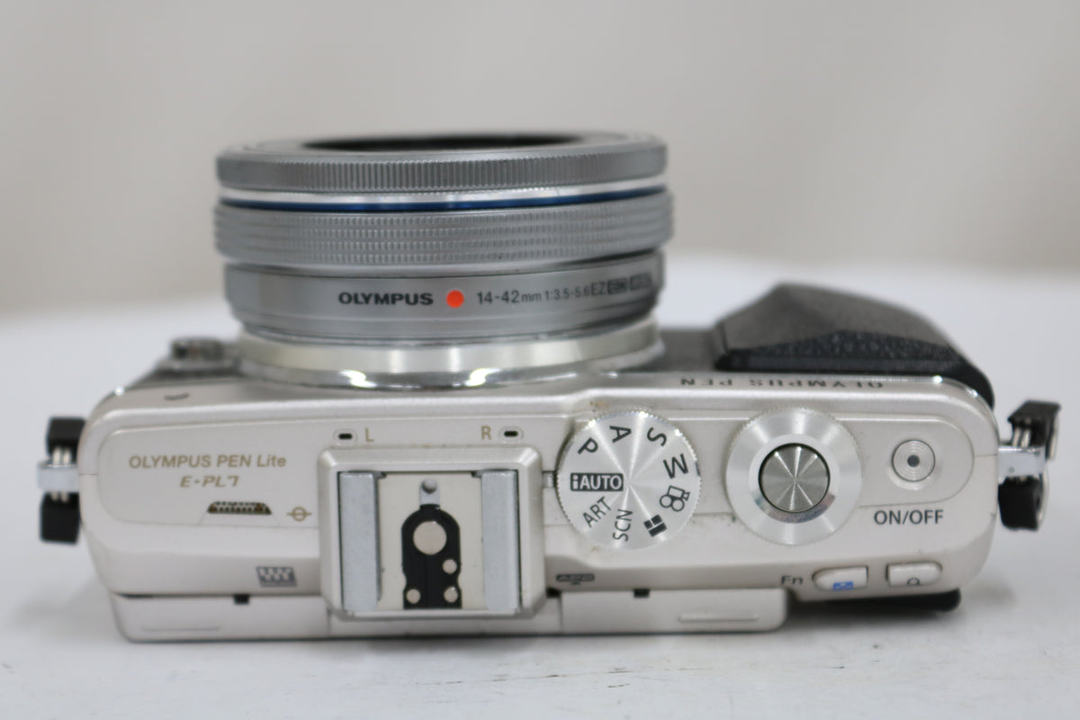 【シャッター2856回】オリンパス Olympus PEN Lite E-PL7 14-42mm F3.5-5.6 ミラーレス一眼 6