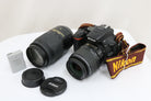【シャッター10174回】ニコン Nikon D5500 DX AF-S NIKKOR 18-55mm 55-300mm デジタル一眼 1