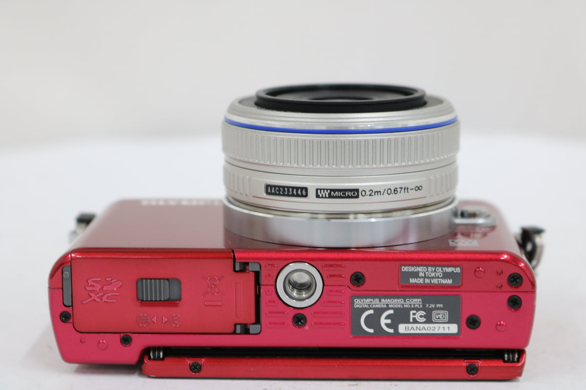 【シャッター1911回】オリンパス Olympus PEN Lite E-PL3 レッド M.ZUIKO DIGITAL 17mm F2.8 ミラーレス一眼 7
