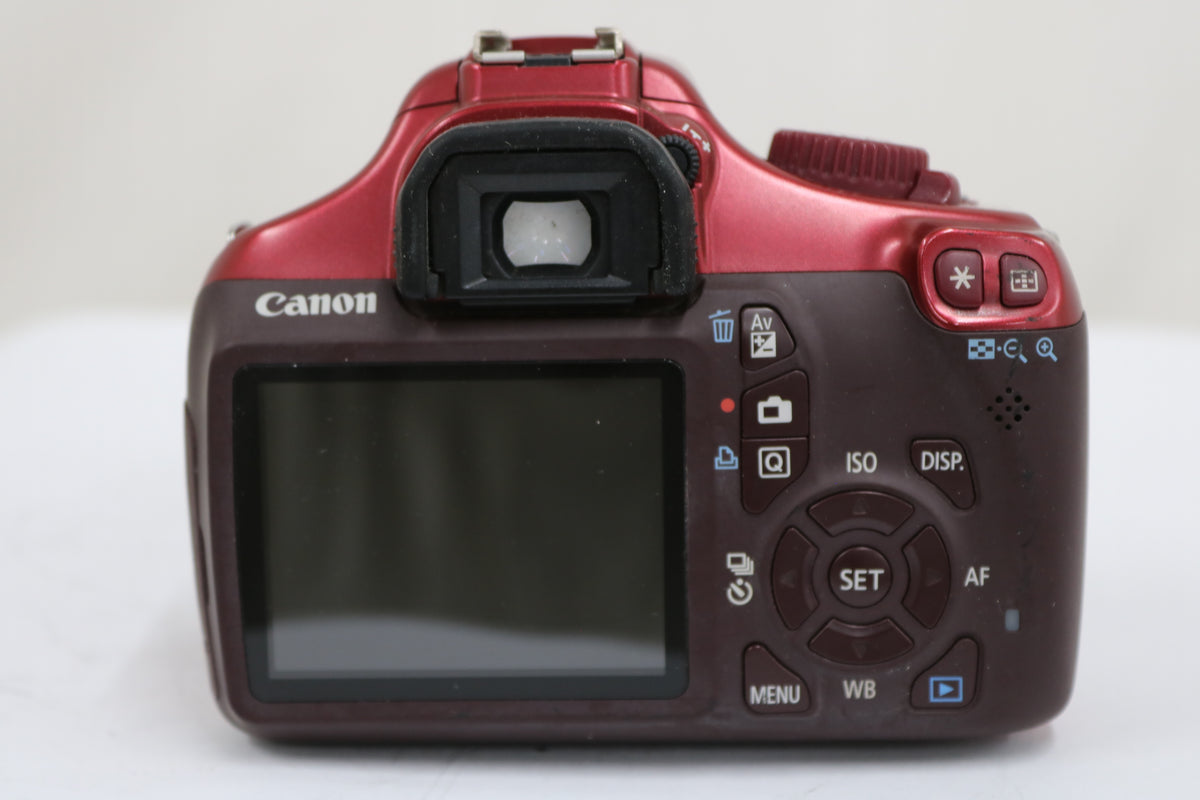 【シャッター3219回】キャノン Canon EOS Kiss X50 レッド EF-S 18-55mm F3.5-5,6 IS II デジタル一眼 4