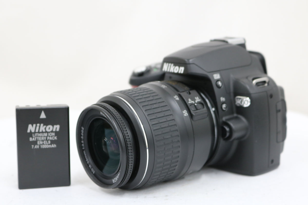 【シャッター5960回】ニコン Nikon D60 AF-S DX NIKKOR ED 18-55mm F3.5-5.6 G II デジタル一眼 1