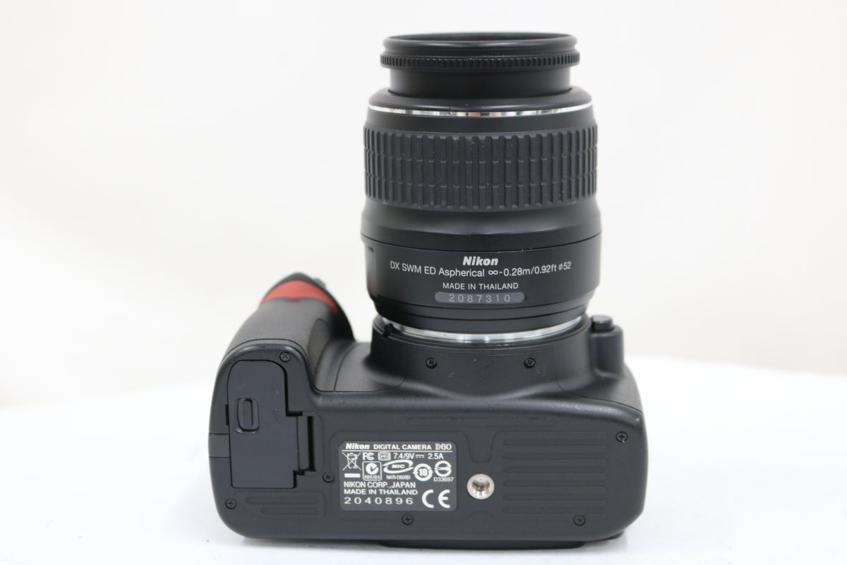 【シャッター5960回】ニコン Nikon D60 AF-S DX NIKKOR ED 18-55mm F3.5-5.6 G II デジタル一眼 7