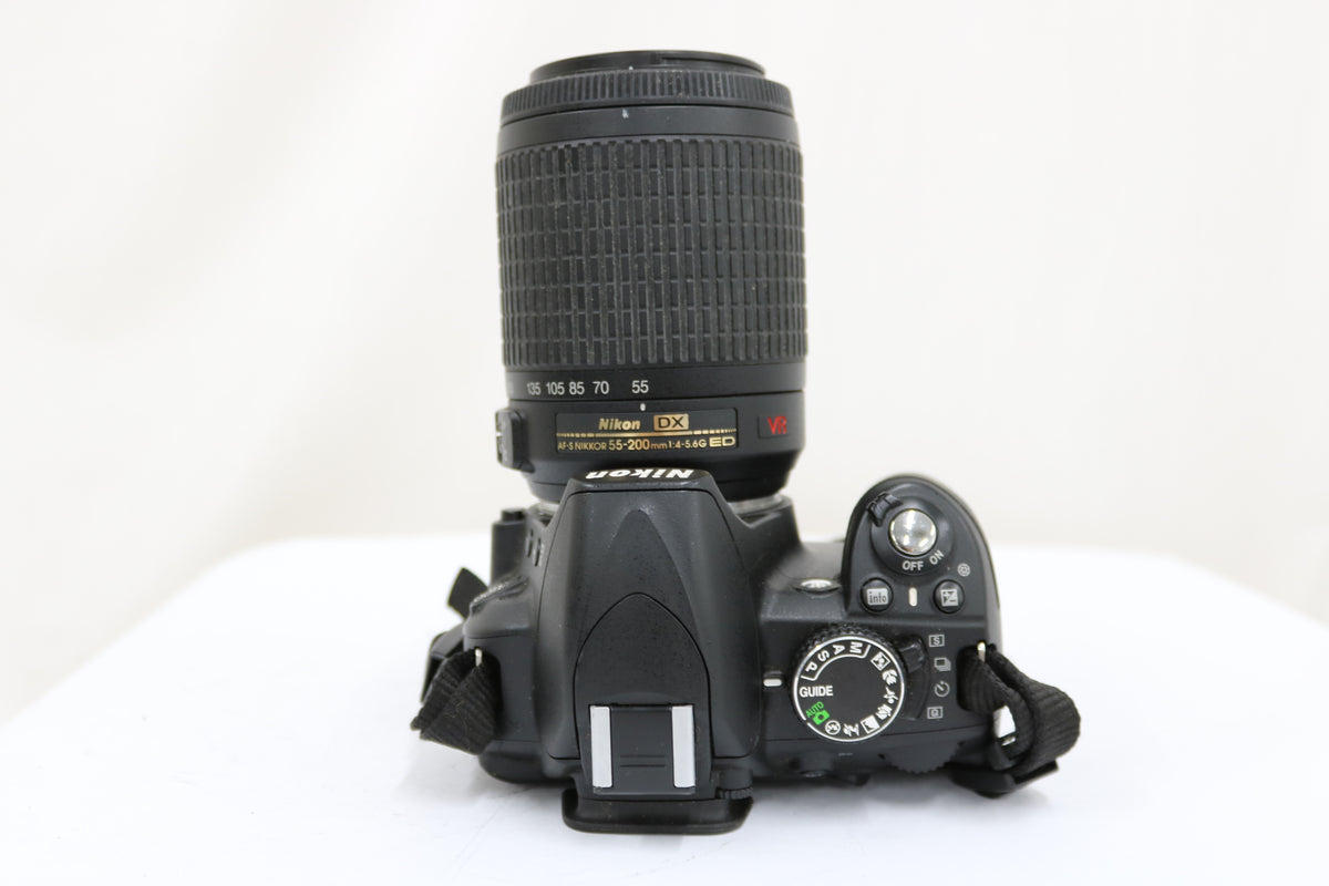 【シャッター4685回】ニコン Nikon D3100 DX AF-S NIKKOR 55-200mm F4-5.6G ED デジタル一眼 6