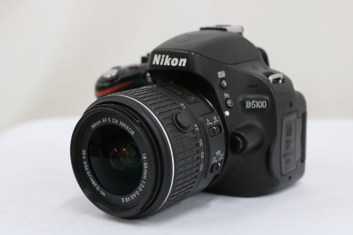 【シャッター12269回】ニコン Nikon D5100 DX VR AF-S NIKKOR 18-55mm F3.5-5.6G II デジタル一眼 1