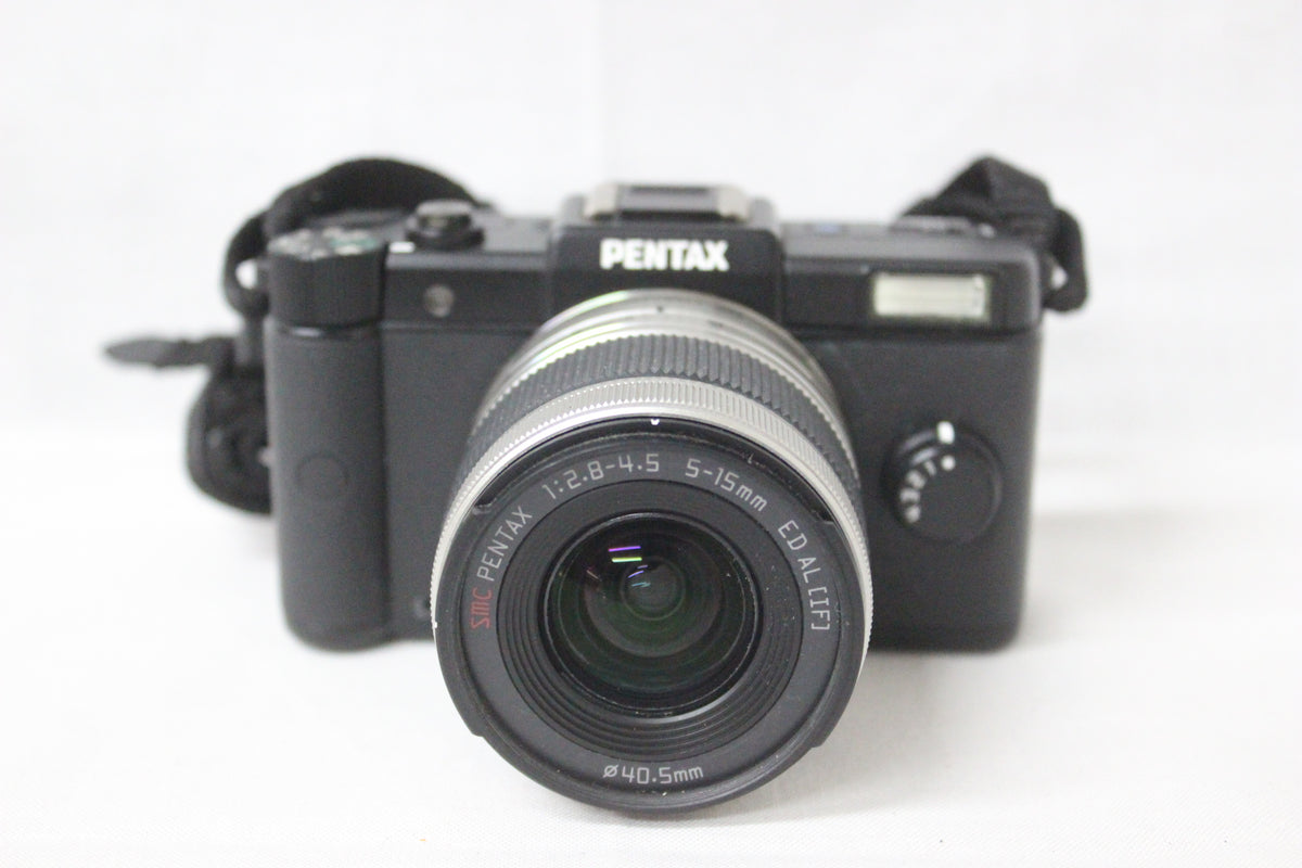 【シャッター回数735回】Pentax Q ブラック SMC Pentax 5-15mm F2.8-4.5 ED AL 2
