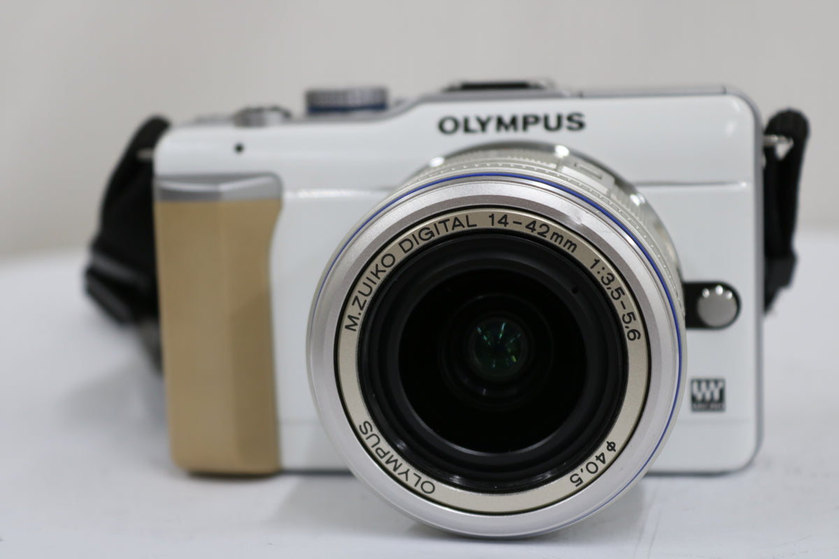 【シャッター205回】オリンパス Olympus PEN E-PL1 ホワイト 14-42mm F3.5-5.6 ミラーレス一眼 2