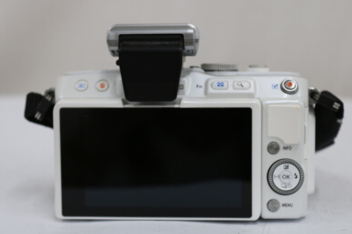 【シャッター674回】オリンパス Olympus PEN Lite E-PL6 ホワイト 14-42mm F3.5-5.6 ミラーレス一眼 4