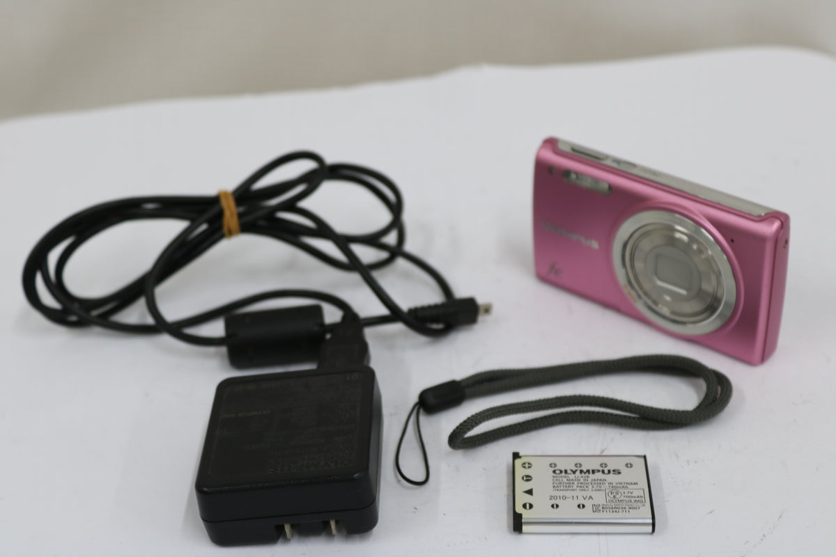 オリンパス Olympus fe FE-5050 5x WIDE ピンク バッテリー付き コンパクトデジタルカメラ 1