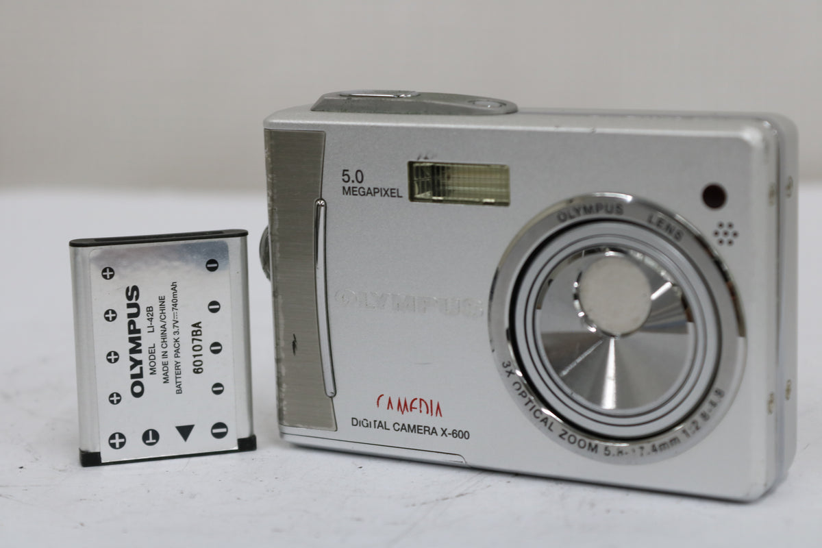 オリンパス Olympus CAMEDIA X-600 3x バッテリー付き コンパクトデジタルカメラ 1