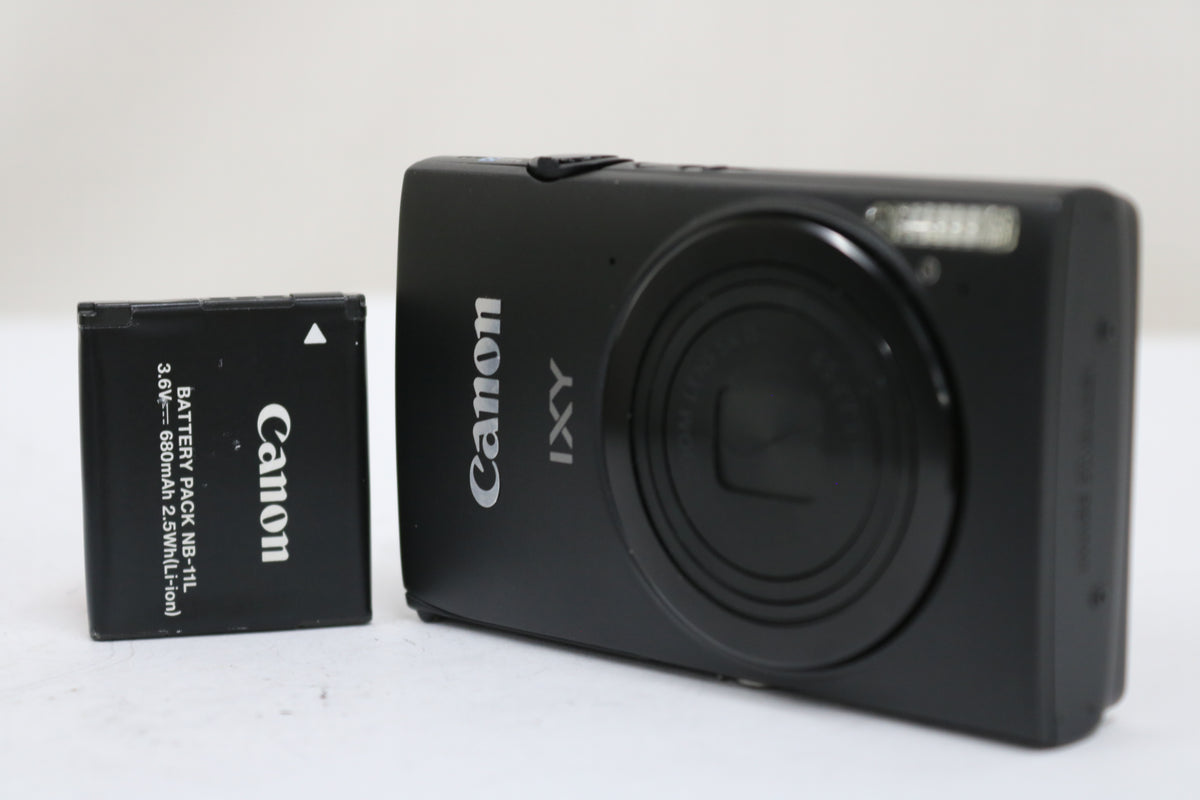 キャノン Canon IXY 420F 5x ブラック バッテリー付き コンパクトデジタルカメラ 1
