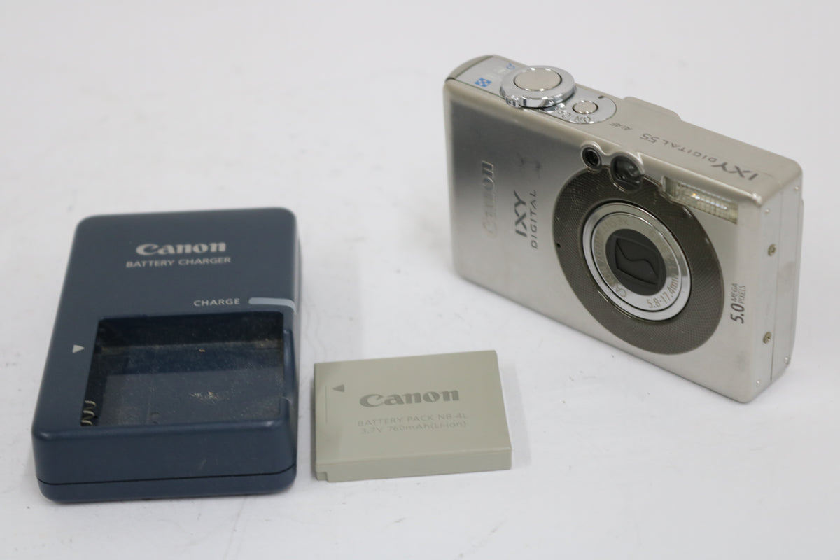 キャノン Canon IXY DIGITAL 55 3x バッテリーチャージャー付き コンパクトデジタルカメラ 1