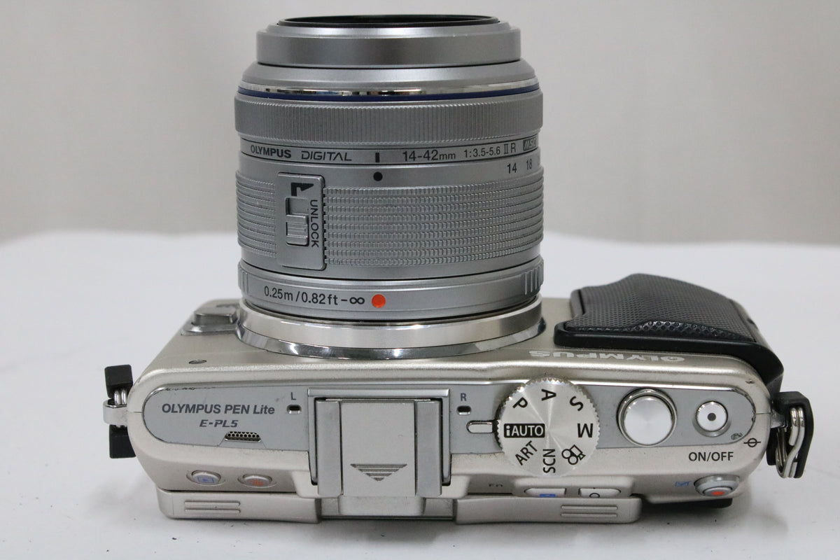 【シャッター3809回】オリンパス Olympus PEN Lite E-PL5 M.ZUIKO DIGITAL 14-42mm ミラーレス一眼 6