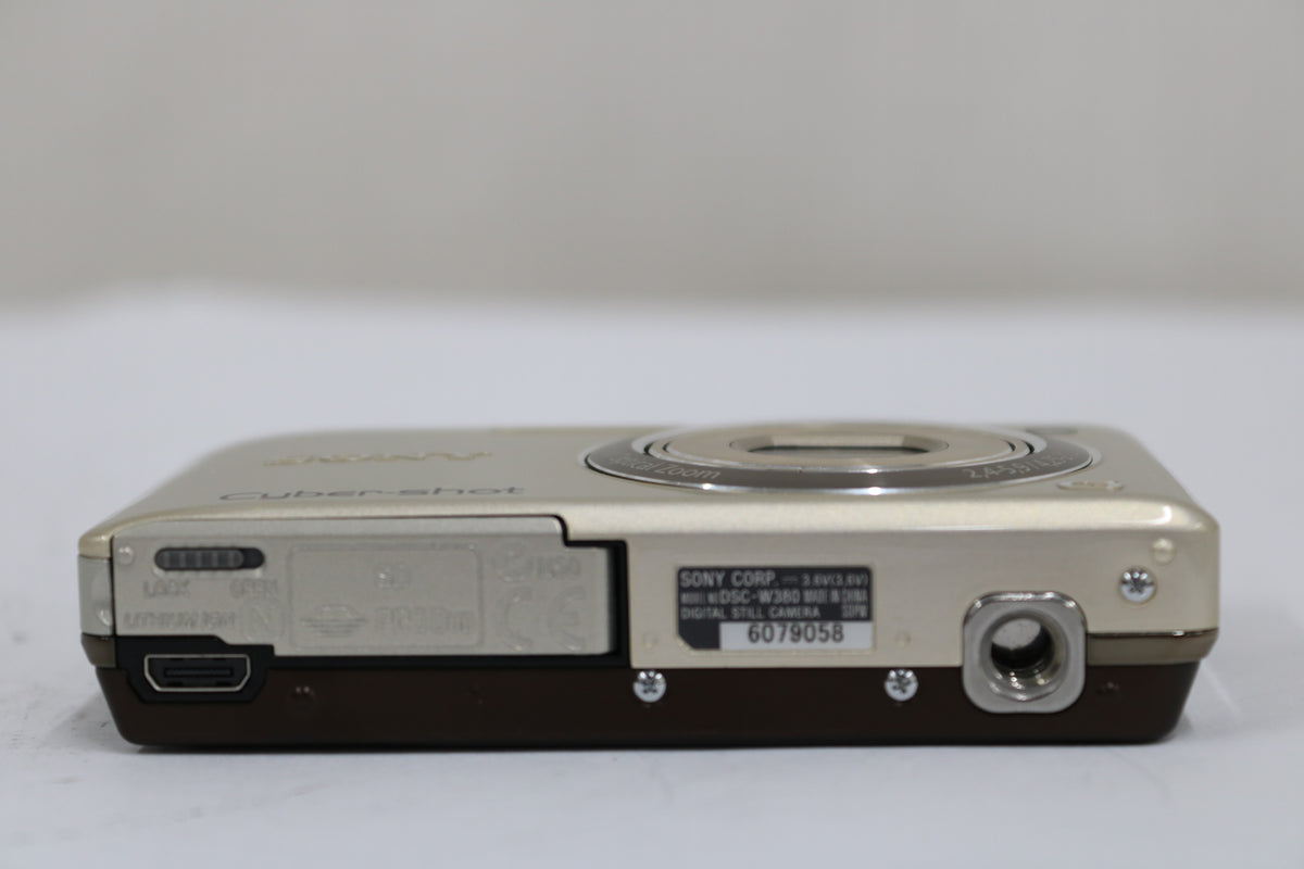 ソニー Sony Cyber-shot DSC-W380 5x ゴールド バッテリー付き コンパクトデジタルカメラ 7