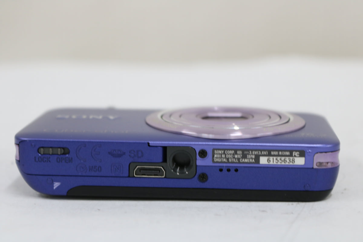 ソニー Sony Cyber-shot DSC-WX7 ブルー 付属品多数 コンパクトデジタルカメラ 7