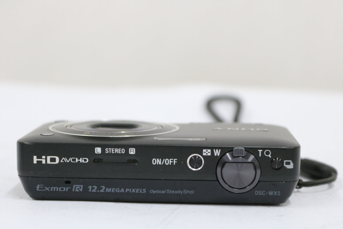 ソニー Sony Cyber-shot DSC-WX5 5x ブラック バッテリー付き コンパクトデジタルカメラ 6