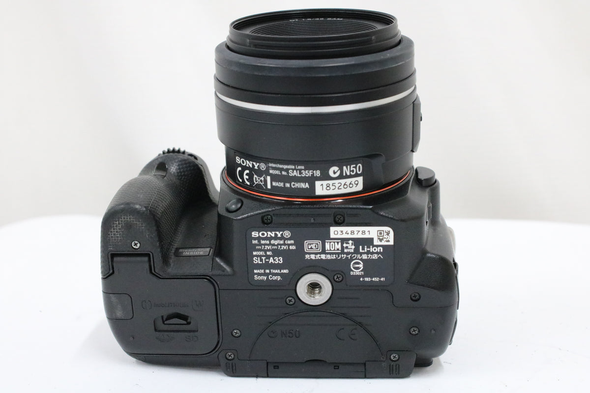【シャッター27854回】ソニー Sony α33 DT 35mm F1.8 SAM デジタル一眼 7