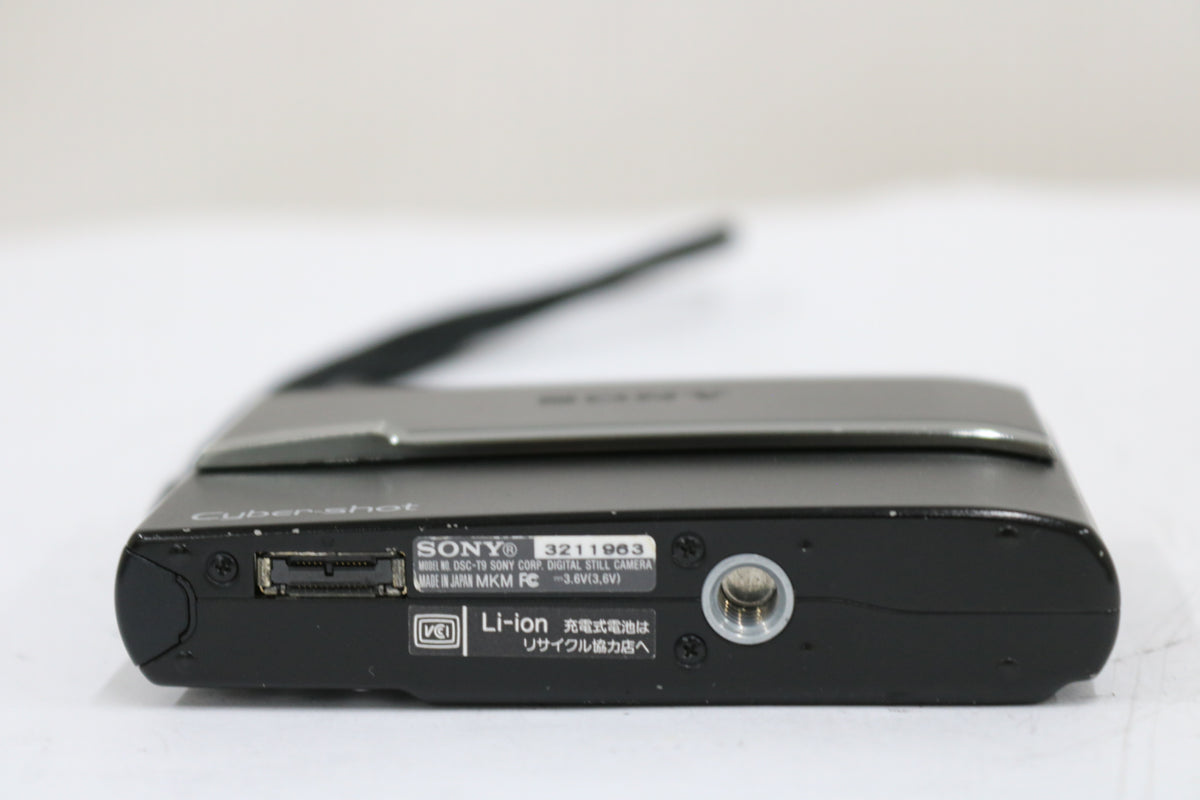 ソニー Sony Cyber-shot DSC-T9 3x ブラック バッテリー チャージャー付き コンパクトデジタルカメラ 7