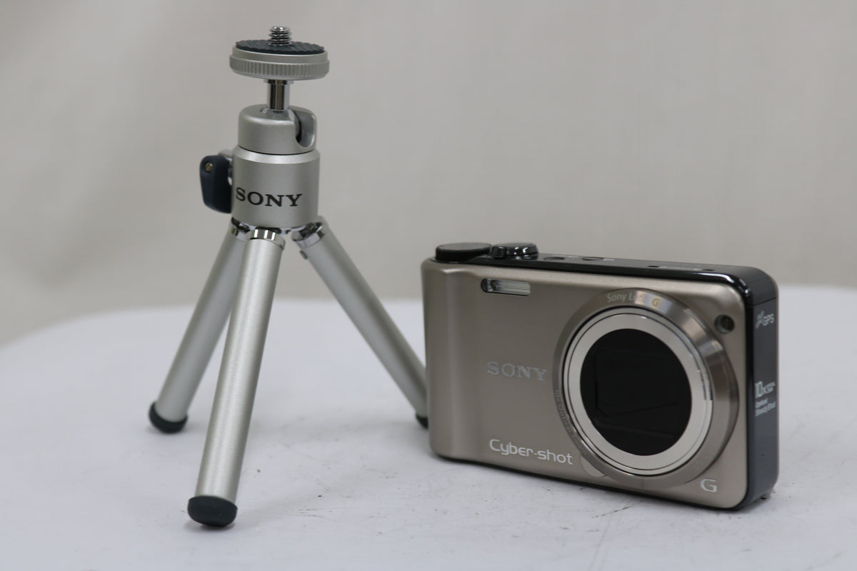 ソニー Sony Cyber-shot DSC-HX5 10x ゴールド 三脚付き コンパクトデジタルカメラ 1