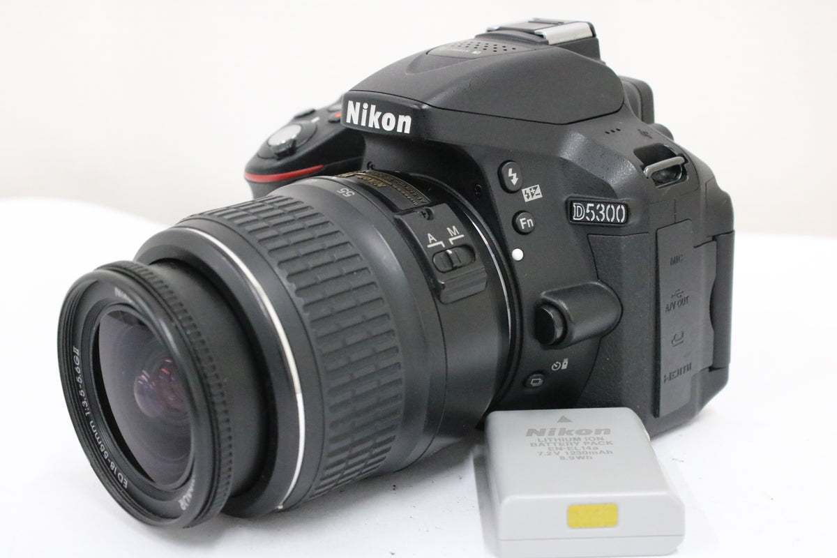 【シャッター4670回】ニコン Nikon D5300 DX AF-S NIKKOR 18-55mm F3.5-5.6G II ED デジタル一眼 1