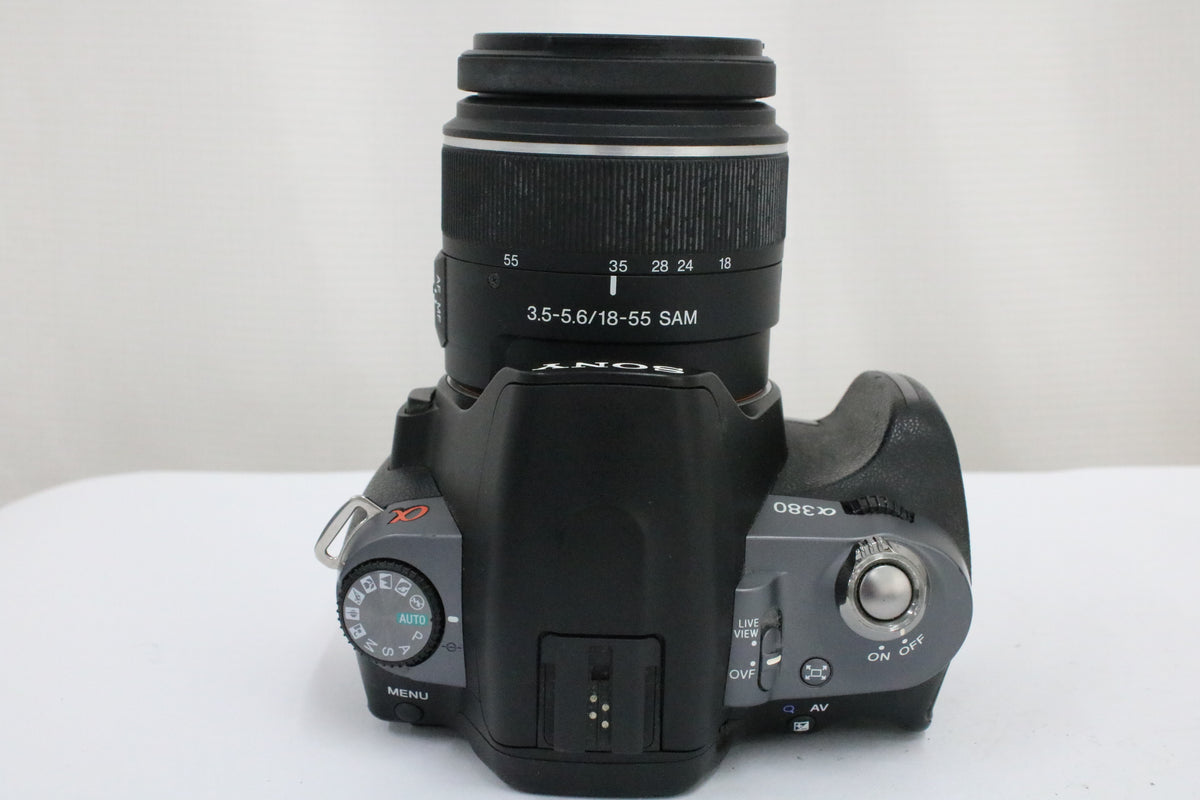 【シャッター651回】ソニー Sony α380 DT 18-55mm F3.5-5.6 SAM デジタル一眼 6